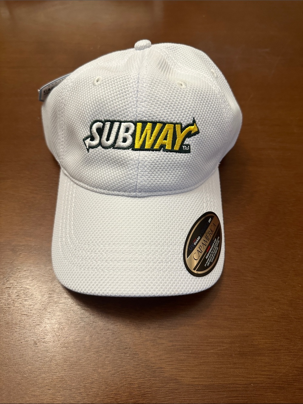 White Subway Men's Baseball Hat